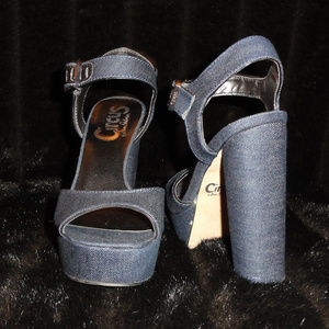 Circus by Sam Edelman Dark Denim Platform