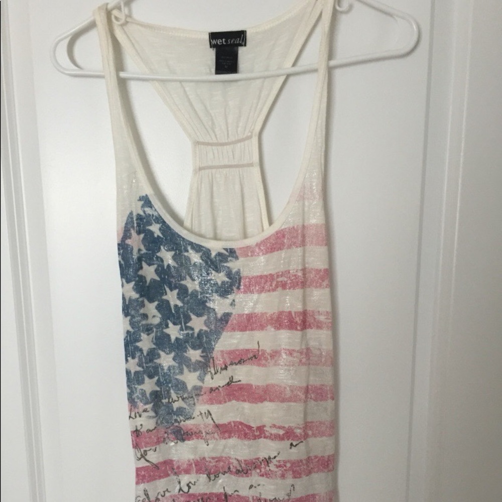 Red white & blue tank