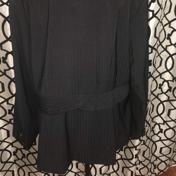 LB blazer black write pink pinstripe NWOT - Picture 5 of 7