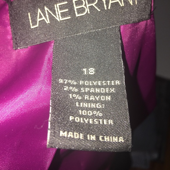 LB blazer black write pink pinstripe NWOT - Picture 7 of 7