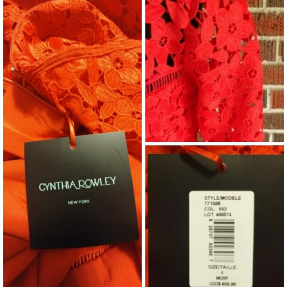 🎉🎉🎉Cynthia Rowley Red Dress🎉🎉🎉 - Picture 3 of 3