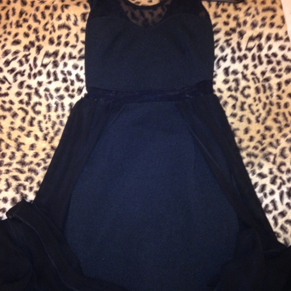 Black Sheer Mesh Dress✨