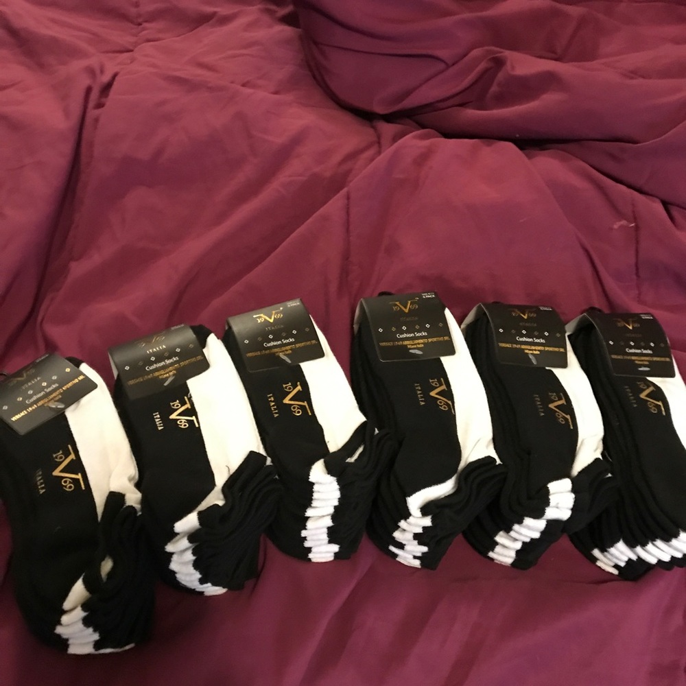 Sold!!!!!!!!!!!!! VERSACE socks!!!36 pairs