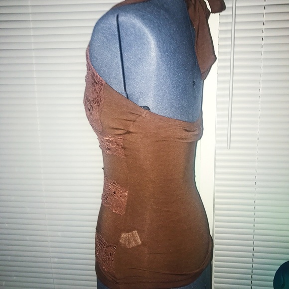 Brown halter top - Picture 2 of 3