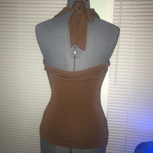 Brown halter top - Picture 3 of 3
