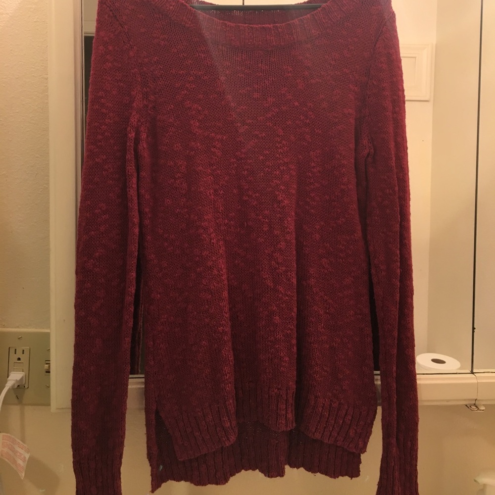 Red sweater