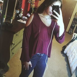 MAROON SHIRT