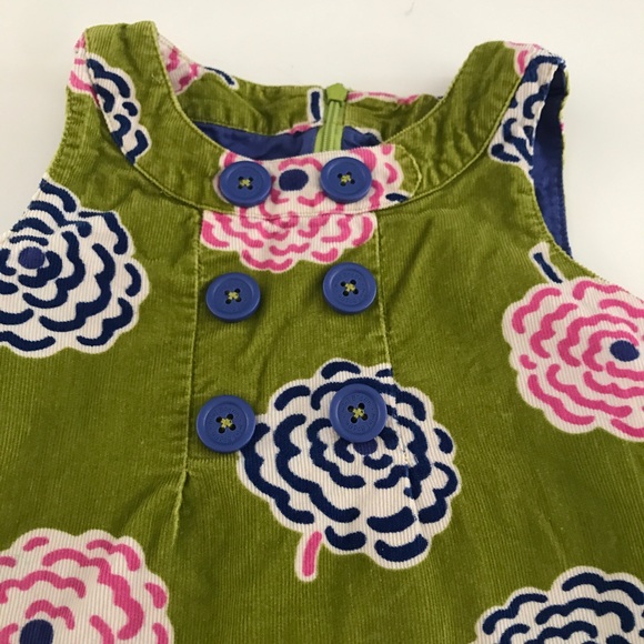 🎉SOLD🎉Mini Boden green Corduroy dress - Picture 2 of 5