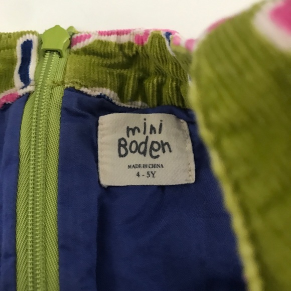 🎉SOLD🎉Mini Boden green Corduroy dress - Picture 5 of 5