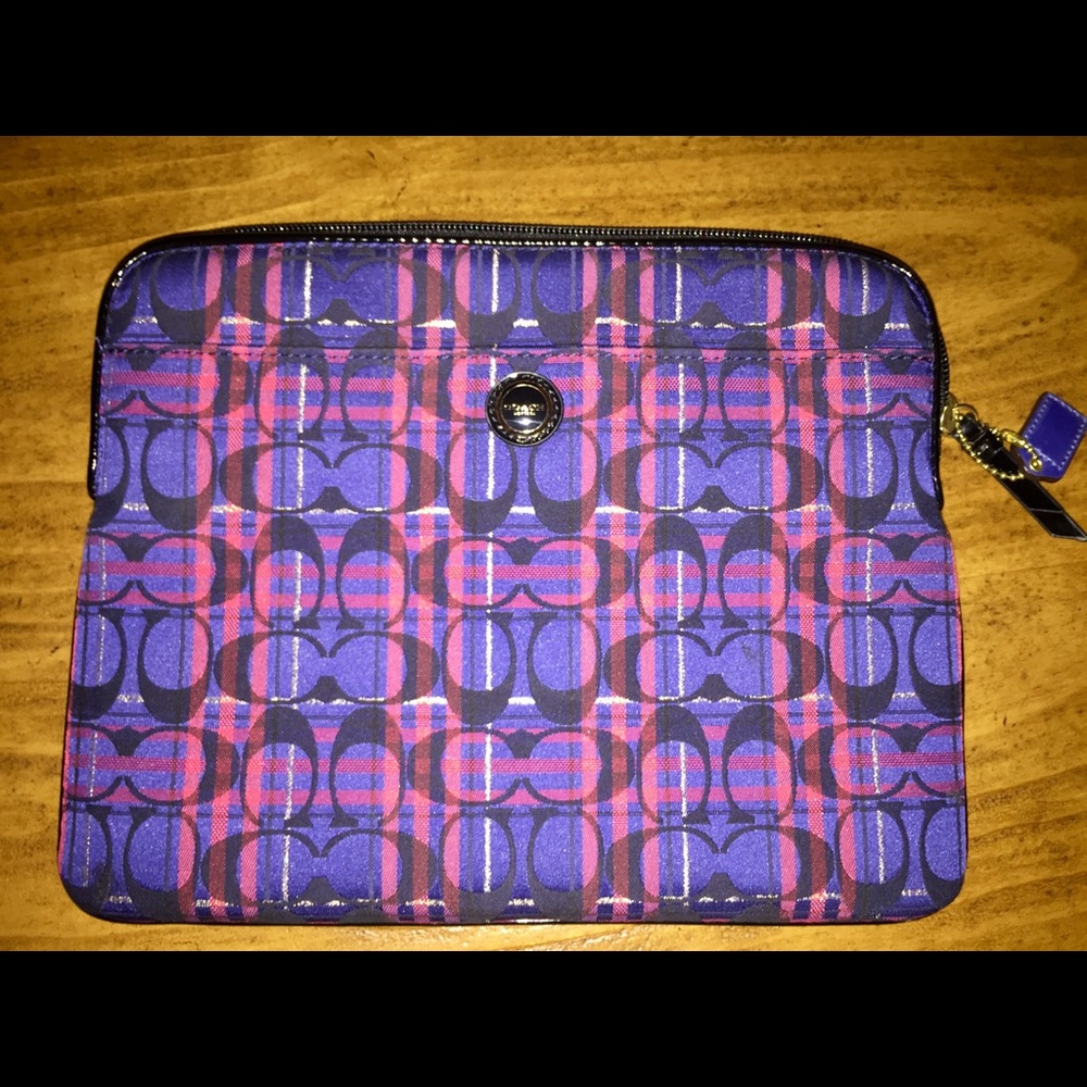 Coach Tartan Plaid iPad/Tablet Case