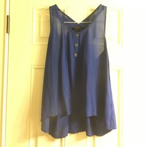 Blue tank top