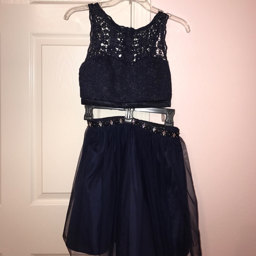 2 piece homecoming/ prom dress