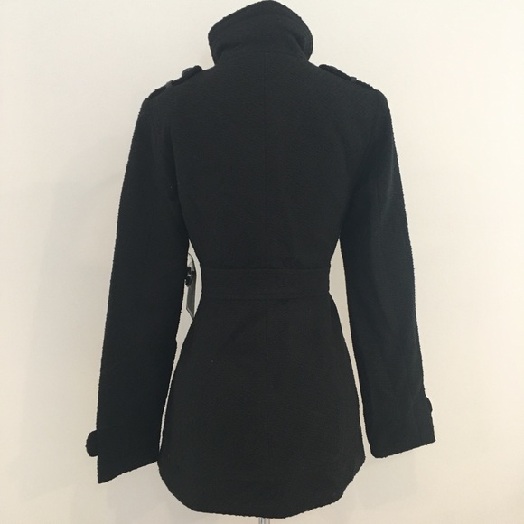 Black Military Style Peacoat long sleeved B52/SB7 - Picture 4 of 4