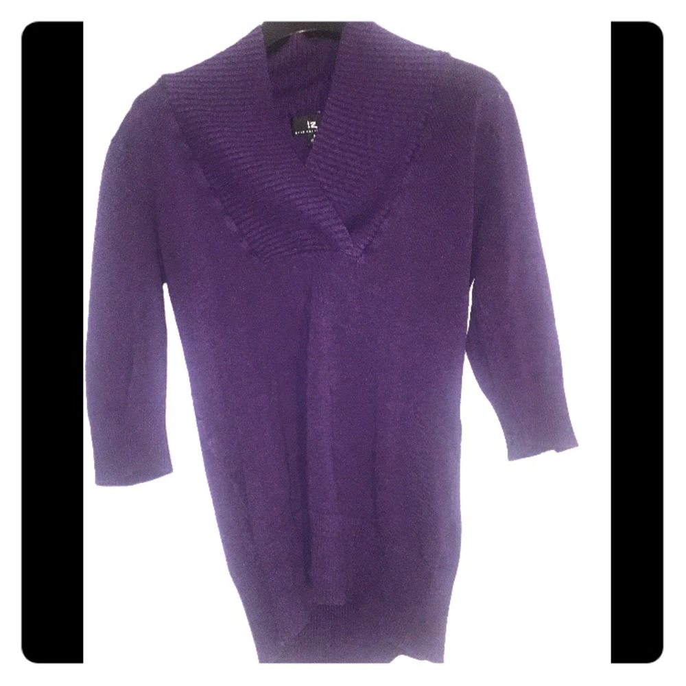 IZ purple sweater! It's almost sweater time!