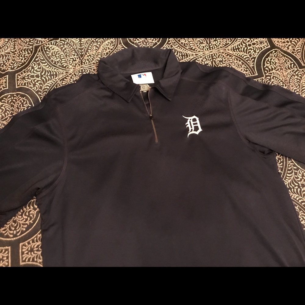 Detroit Tigers 1/4 Zip Polo