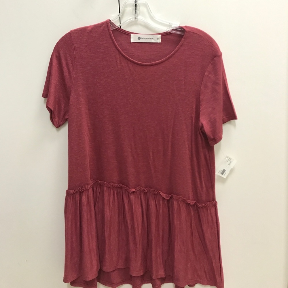 Impeccable pig rose blouse