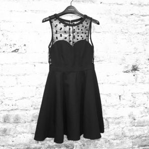 Back and Polka Dot Dress