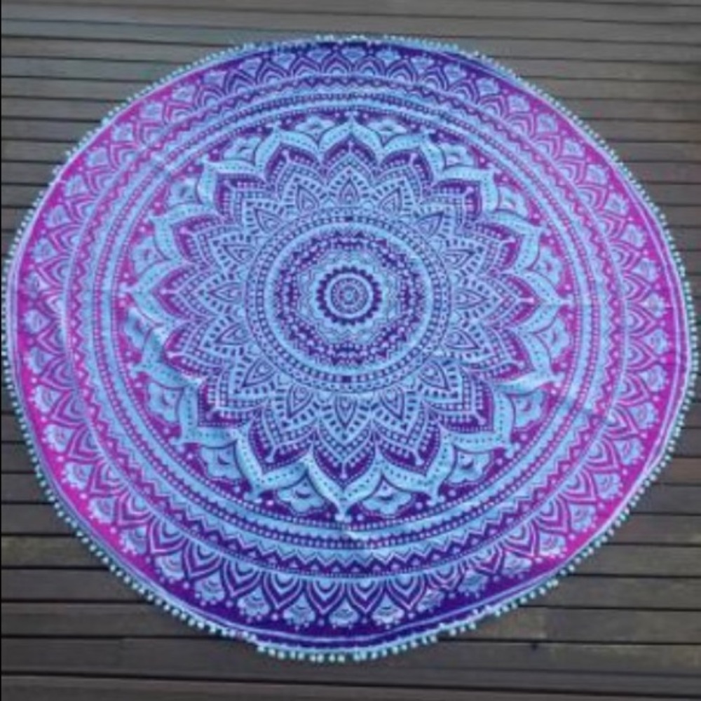 Round Beach blanket