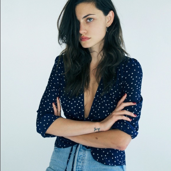 ❌SOLD❌realisation par navy Bianca top-M - Picture 2 of 5