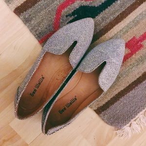 Anthropologie Lydia Spotted Flats