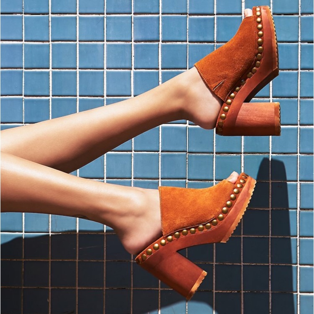 Jeffrey Campbell x Free People Sonny Wood Mule