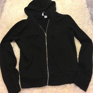 Hxxm black zip hoodie Clearance
