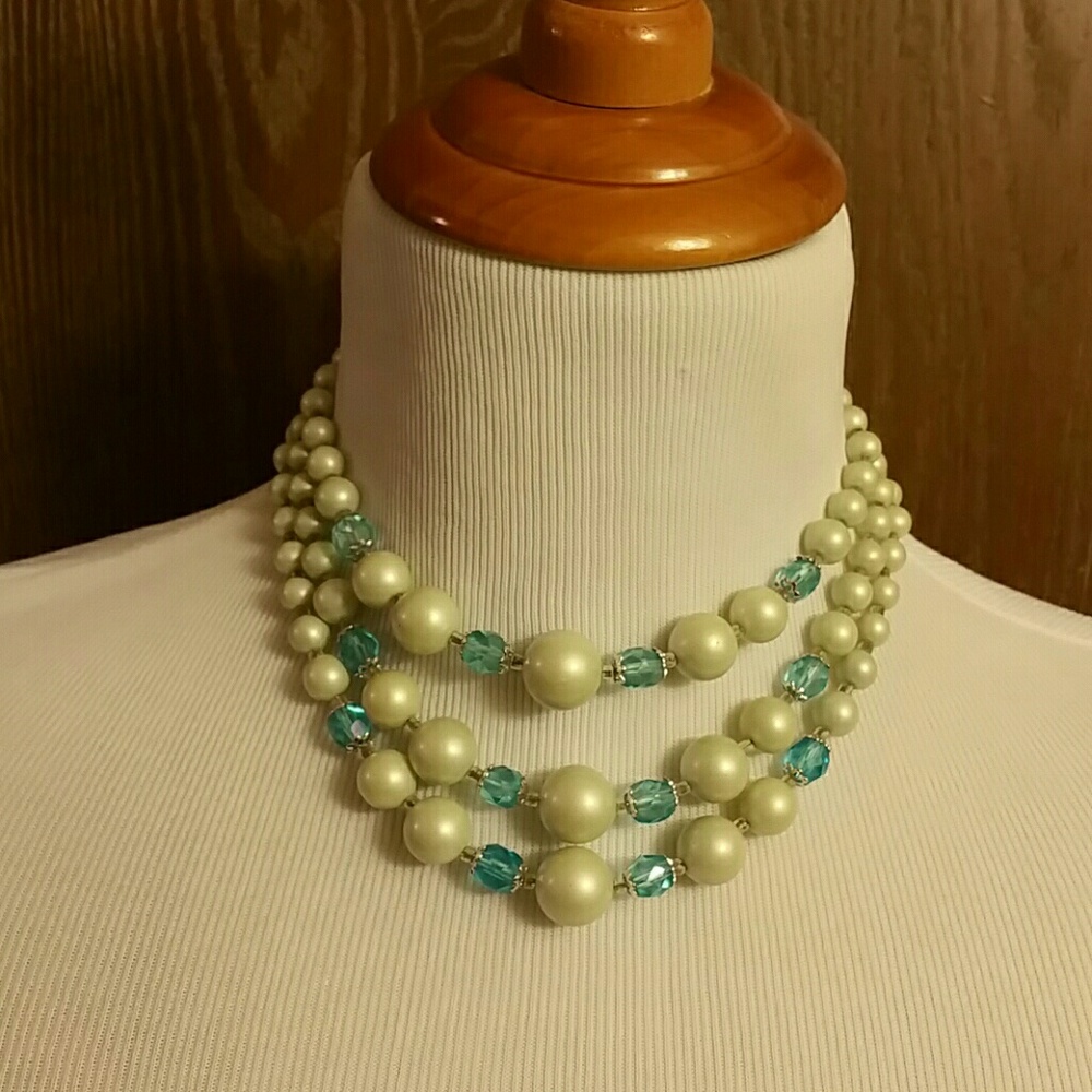 Vintage 3 Strand Necklace