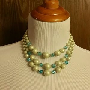 Vintage 3 Strand Necklace