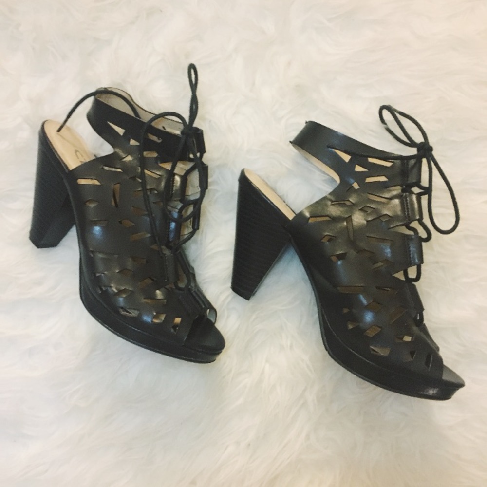 Chinese Laundry Lace Up Heels