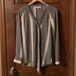 💥9/24 ONLY💥 LOFT tie neck blouse