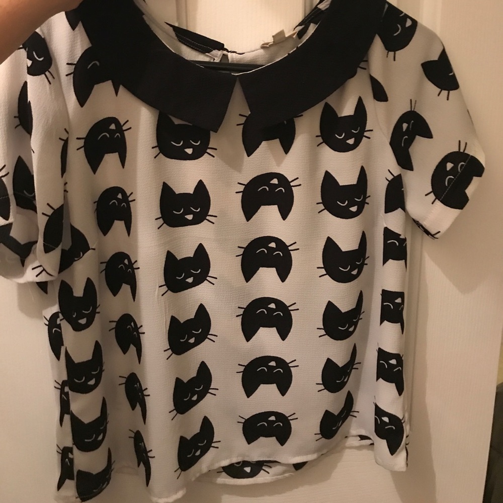 Cat collared shirt 🙀💕