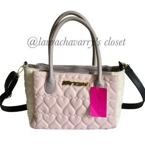 🎀NWT Betsy Johnson Triple Blush Handbag/Purse🎀