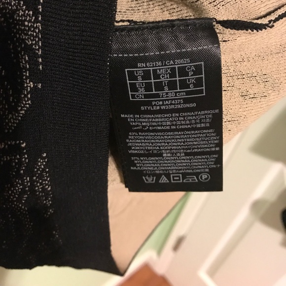 BOGO! Lovely Black & Nude Tribal Bodycon Mini - Picture 7 of 7