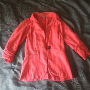 Coral blazer