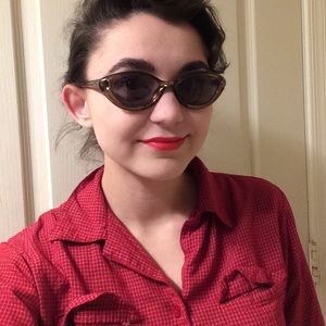 Christian Dior Cat-eye sunglasses (90s does 50s)