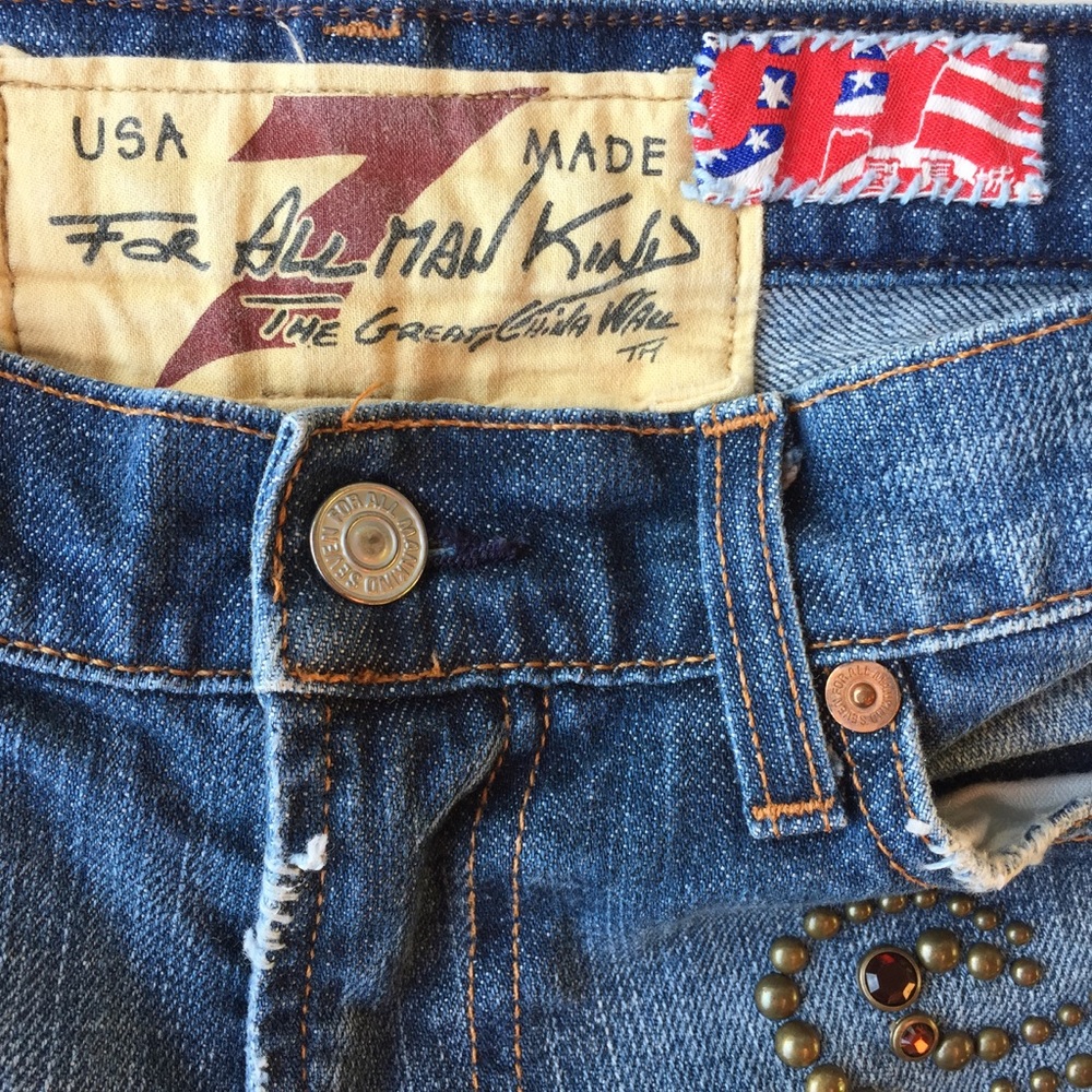 7 For All Mankind Great Wall China Embellished 29