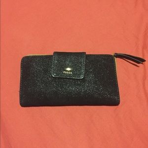 Sparkle black Fossil wallet
