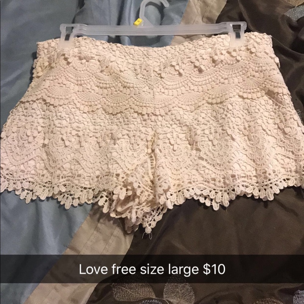 Lace shorts from Belk