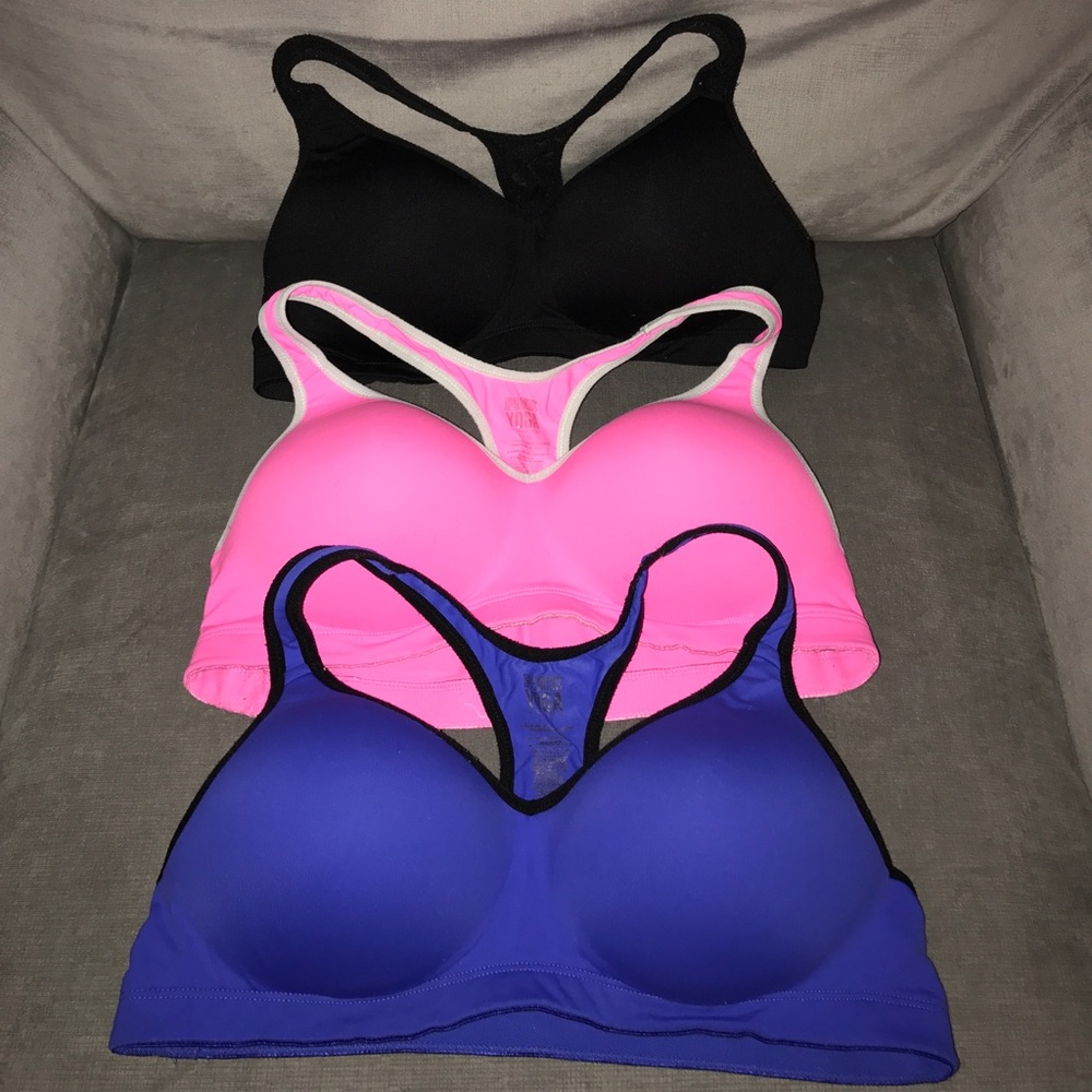 Pink brand sport/yoga bras