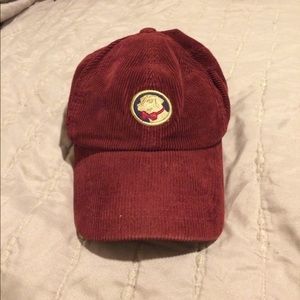 Southern Proper red corduroy hat