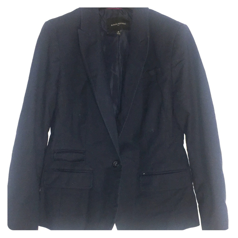 Dark navy blue Banana Republic Blazer!
