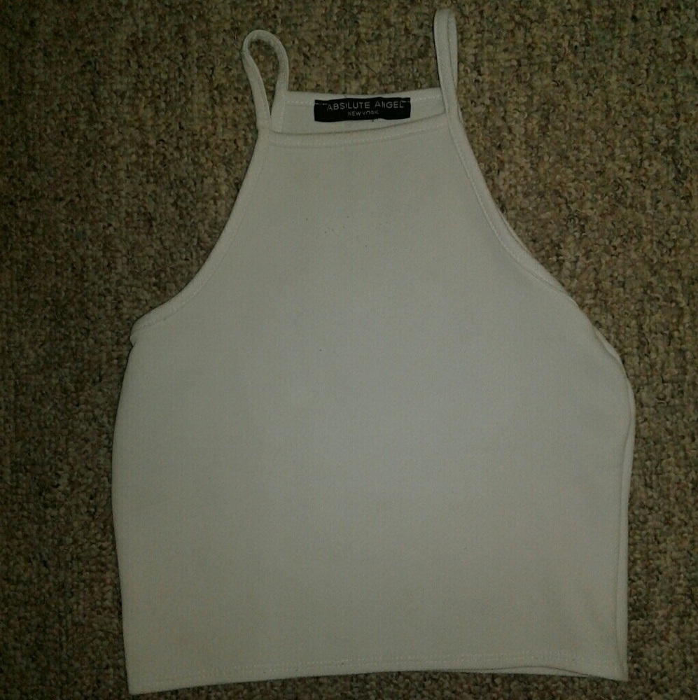 White crop top