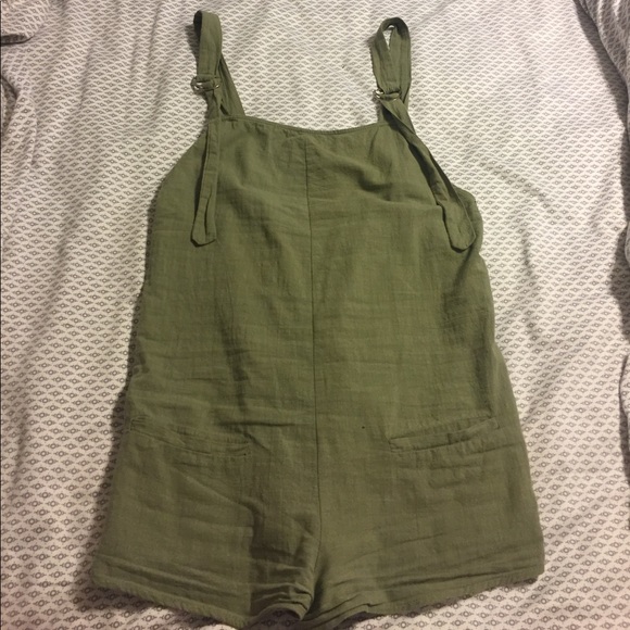 Sabo Skirt Pants - Olive Green Overalls from Sabo Skirt
