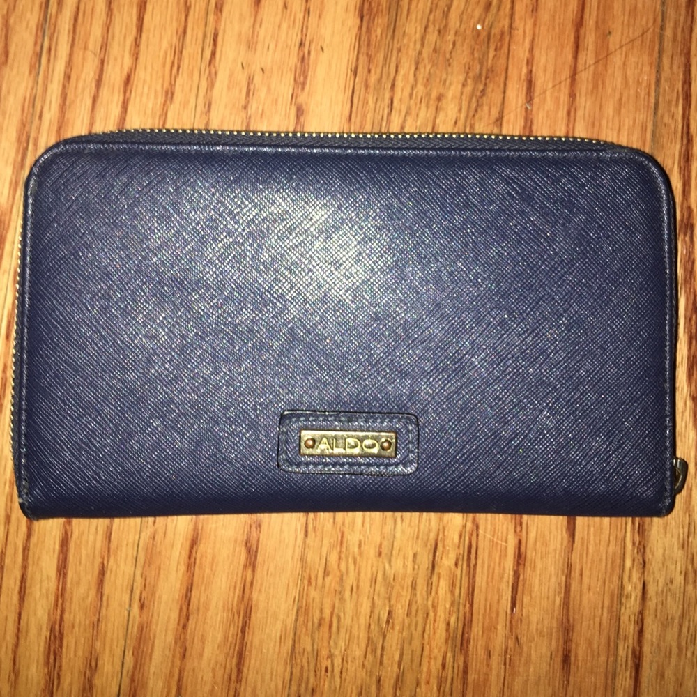 Aldo navy blue wallet