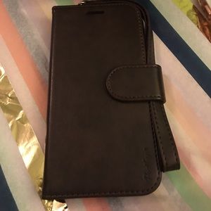 New Brown Galaxy S6 Edge Wallet Case