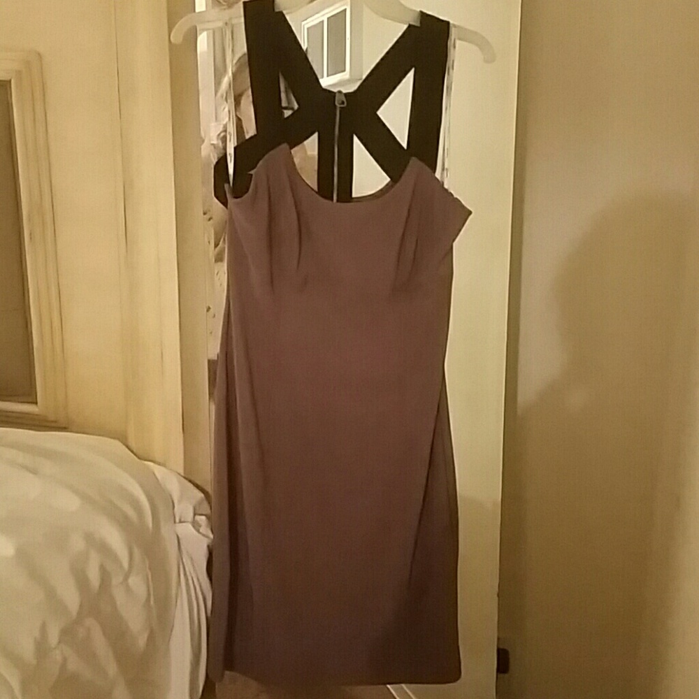 Guess Purple and Black Cocktail Dress