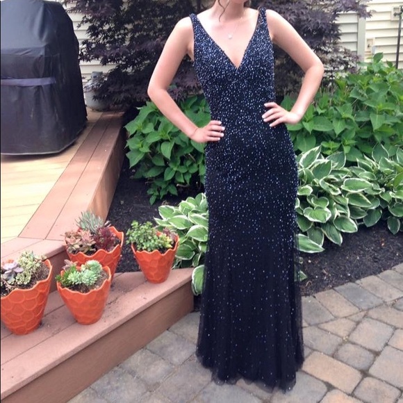 Jovani Beaded Prom Dress - Picture 3 of 4