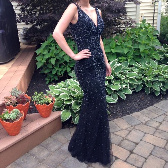 Jovani Beaded Prom Dress - Picture 4 of 4