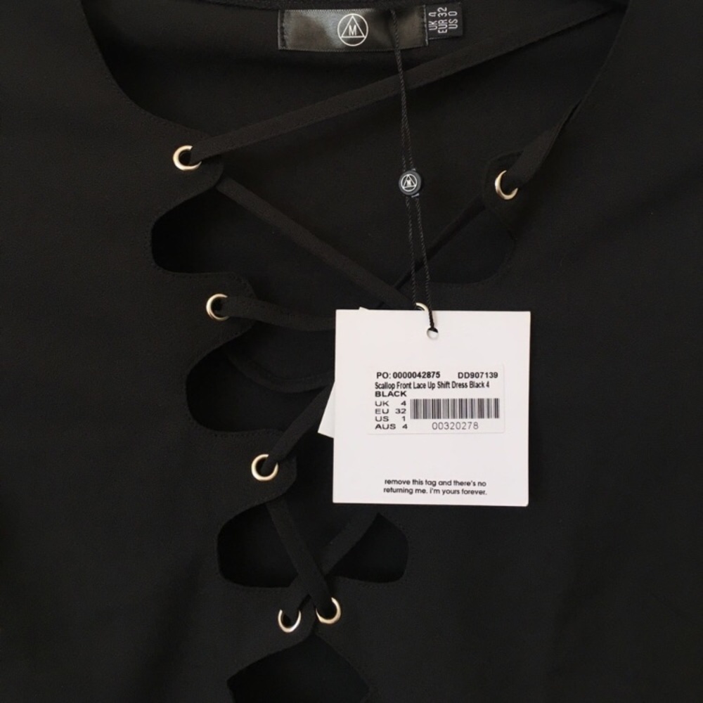 NEW MISSGUIDED LACE UP DRESS - Picture 4 of 4