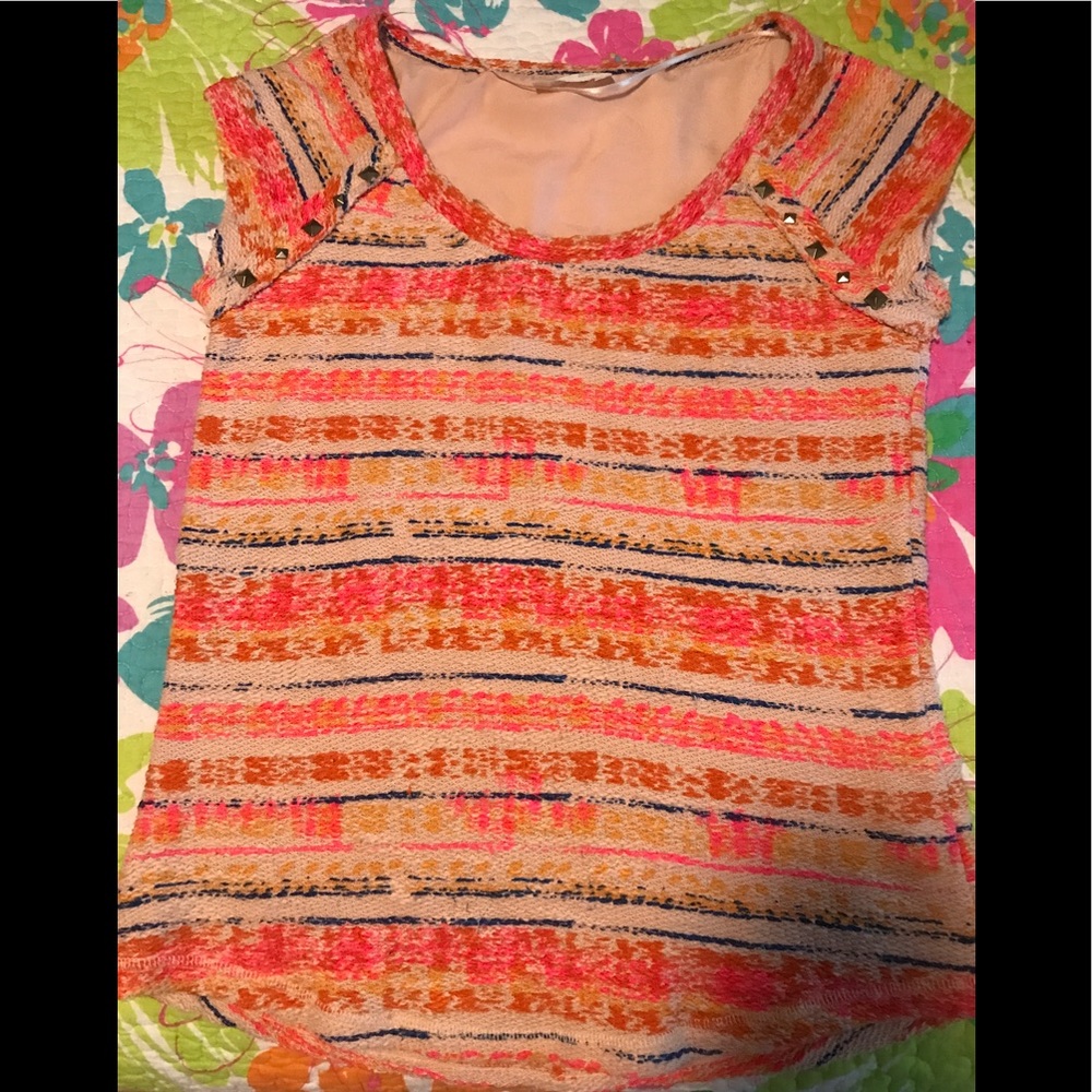 FINAL SALE‼️Neon knit Zara top